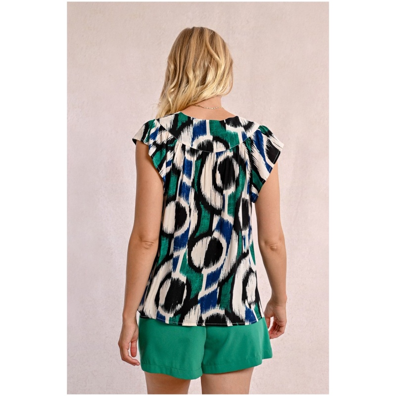MOLLY BRACKEN Printed top